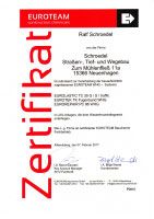 Zertifikat Verfügung LAU-Anlagen